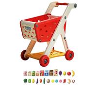 ZEPFJHE I Bambini Fingono del Carrello per La Spesa per Carrello Carrelli Giocattolo da Gioco con Design Portatile E I Giocattoli Educativi Robusti Bambini