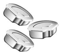 ZEPFJHE Il vassoio a forma di settori con coperchio migliora la circolazione del calore per una preparazione efficiente degli alimenti utensili da cucina resistenti alla corrosione