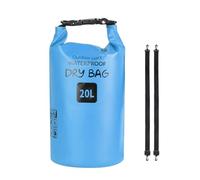 ZEPFJHE Impermeabilizza Dry Bag Floating Water Sacks Portable Folding Beach Storage Pack Nuoto Borse Dry Gear Bags Water Sacks, Blu, 20 l