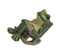 ZEPFJHE Le rane solari accendono i Decors all'aperto decorativi all'aperto del giardino per le luci del palo di potere per la statua di Natale