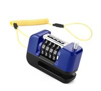 ZEPFJHE Lucchetto compatto a combinazione a 4 cifre per freno a disco per mountain bike ad alta sicurezza per moto da esterno ad alta sicurezza