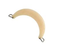 ZEPFJHE Maniglie per borse Forma Curva Attacco Manico in resina con fibbia sicura Stili pratici Enhancer Resina Ferro di cavallo Chiusura Borsa Hardware