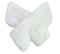 ZEPFJHE Mantello scialle da donna alla moda con poliestere, bianco