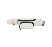 ZEPFJHE Marsupio resistente agli spruzzi di grande capacità borsa per telefono borsa da cintura borsa da petto per unisex versatile Crossbody Marsupio, bianco