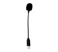 ZEPFJHE Microfoni staccabili di tipo C con collo in metallo flessibile e coperture per cuffie TH10/TH30 Microfoni Creatori di contenuti