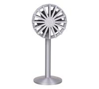 ZEPFJHE Miniatura case delle bambole ventilatore da pavimento statuetta per gli amanti di decorazioni estetiche antiche e distintive case delle bambole ventilatore da pavimento mobili in legno