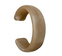 ZEPFJHE Moderno ampio braccialetto in acrilico con design geometrico, comoda apertura, per le donne appassionati di moda feste e tutti i giorni forma irregolare da donna, Misura unica, come descritto