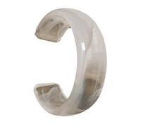 ZEPFJHE Moderno ampio braccialetto in acrilico con design geometrico, comoda apertura, per le donne appassionati di moda feste e tutti i giorni forma irregolare da donna, Misura unica, come descritto