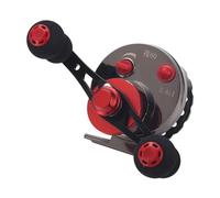 ZEPFJHE Mulinello da pesca in metallo zattere ruota mulinello da pesca a mosca leggero baitcasting per barche spiaggia lago fiume lento goccia