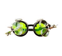 ZEPFJHE Occhiali retrò Steampunks Occhiali Con Rivetti Halloween Steampunks Decorativi Per Feste a Tema Medioevo Steampunk Gotico Steampunk Con Rivetti