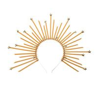 ZEPFJHE Of Notre Dames Con Fibbia Testa Hairband Divertente Eagerato Romanzo Corone Halloween Strega Fascia
