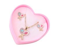 ZEPFJHE Orecchini A Sospensione A Forbice Unici E Collana Set Accessori In Lega Comodi Con Scatola Stoccaggio Per Amanti Della Collana E Orecchini