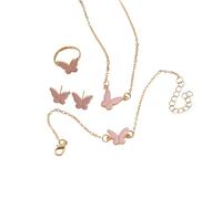 ZEPFJHE Orecchini Per Braccialette La Collana A Sospensione Farfalla Donne Che Cercano Migliorare La Collana Minimalista Le Donne