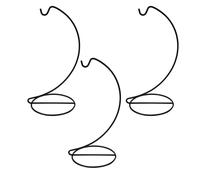 ZEPFJHE Ornamento Display Stand Ferro Appeso Rack Titolari Per Globi Di Vetro Pianta Aria Terrario Vetro Streghe Globi Ferro Rack Titolari