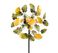 ZEPFJHE Ornamento mulino a vento resistente alle intemperie per uso esterno con rotazione regolare nel vento retrò decorazione erba mulino a vento