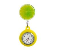 ZEPFJHE Orologio da infermiere retrattile con spilla in silicone e quadranti facili da leggere, per ospedale, ambiente professionale, uso sanitario, L