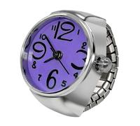 ZEPFJHE Orologio unico Coppia Anelli Gioielli Orologio Personalità Finger Watch Moda Coppia Accessorio Coppie, Viola