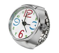 ZEPFJHE Orologio unico Coppia Anelli Gioielli Orologio Personalità Finger Watch Moda Coppia Accessorio Coppie, Colore