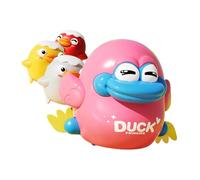 ZEPFJHE Pacchetto 4 Cartoni Animati Giocattolo Che Strisciano per Bambini Adorabili Figure Anatra con Connessione Magnetica E Giocattolo per Animali Magnetici Windup