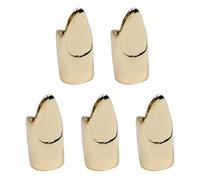ZEPFJHE Pacchetto 5 Unghie Esagerate Personalità Manicure Dito In Lega Per Cosplay Halloween E Feste Set Protezione Per Unghie In Metallo