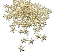 ZEPFJHE Pacchetto Pesci A 50 Stelle Conchiglie Conchiglie Che Prendono Gioielli A Sospensione per I Bracciali Orecchini Collana Che Fascino