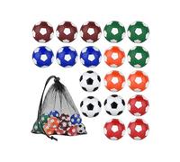 ZEPFJHE Palline da gioco ufficiali da tavolo da 32 mm, palline da calcio balilla, palline di ricambio per palloni da biliardino, accessori per calcio balilla, 18 pezzi
