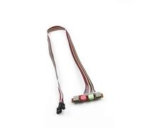 ZEPFJHE Pannello Anteriore del Cavo Estensione della Scheda Madre PC Porta USB2.0 E Porta Cuffia per Microfoni da 3 5 Mm per La Custodia Telaio Computer Interfacce Frontali del Computer