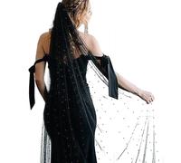 ZEPFJHE Pearle Artificiali Decors Cathedral Bridal Veil With Hair Comb 1 Strato Velio Da Sposa Elegante CERIMONIO DELLA CERIONI MATURA ACCESSIONI DELLE