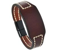 ZEPFJHE Pelle bovina marrone regolabile realizzata leggera unisex accessorio da ufficio a casual accessori moda cuciti pelle bovina, Misura unica, come descritto