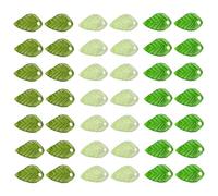 ZEPFJHE Pendenti A Foglie Verdi Multistyle Chiare Perle Acriliche Forniture per Le Gioielli Progetti Design Gioielli Fatti A Mano Perle Acriliche Chiare Artigianato