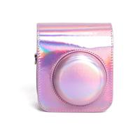 ZEPFJHE per 12 Camera Case PU Custodia Protettiva In Pelle Morbida per 12 Fotocamera Sostituzione In Pelle, rosa, Set Bagagli