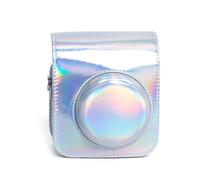 ZEPFJHE per 12 Camera Case PU Custodia Protettiva In Pelle Morbida per 12 Fotocamera Sostituzione In Pelle, Argento, Set Bagagli