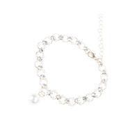 ZEPFJHE Perle Eleganti Cranica Semplice Catena In Lega Bracciale In Lega Gioielli A Catena Regolabile Perfetti Dichiarazione Alla Gioielli Alla