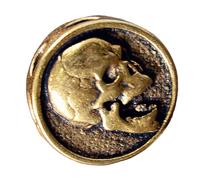 ZEPFJHE Perle Metallo Artistico Per Cranio Per Progetti Paracord Creativi E Gioielli Alla Grandi Dimensioni Del Cavo Artistico Colletti Artistici Accessorio A Sospensione Rame Fai -da -te