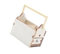 ZEPFJHE Piccolo contenitore in legno per gli appassionati di casa modello e collezionisti accessori per la casa modello