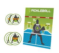 ZEPFJHE Pickleballs Rebounder Training Aiuto Pickleballs Dinking Wall Pad Antiscivolo Pratica Strumento Interno Esterno Casa Shock Assorbente Obiettivi Mat
