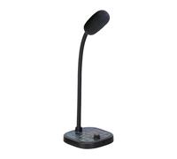 ZEPFJHE Plug and Play Voice Adjuster 16 Effetti in tempo reale Design compatto Microfono da tavolo per PC Console di gioco mobile Microfono desktop portatile