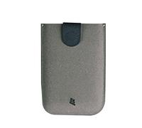 ZEPFJHE Porta carte di credito portatile per uomini e donne carte Protector gradiente portafoglio, Grigio blu, New edition