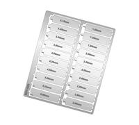 ZEPFJHE Preciso foro rotondo Maker con 20 dimensioni Crafting Cutter e punzonatura maniglia per modellazione architettonica Crafting Utilizzare Craft Project Hole