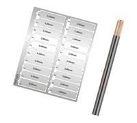 ZEPFJHE Preciso foro rotondo Maker con 20 dimensioni Crafting Cutter e punzonatura maniglia per modellazione architettonica Crafting Utilizzare Craft Project Hole