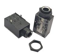 ZEPFJHE Prese per Microfono A 3 Core E 7 Pin Impieghi Gravosi da 6 35 Mm A Due Apparecchiature PA E Mixer Prese Microfoni A Due