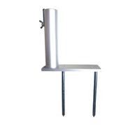 ZEPFJHE Resistente alle intemperie da giardino porta ombrelli a terra picchetti di ancoraggio stabilizzatori per una facile installazione in erba sabbia o terreno giardino ombrellone ancoraggio per