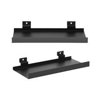 ZEPFJHE Robusto supporto da parete salvaspazio in lamelle in metallo, mensole da parete per riporre in modo efficiente in casa, ufficio e spazi commerciali