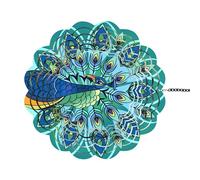 ZEPFJHE Rustproof Winds Chimes Spinner Opera d'arte dettagliata Ornamento da appendere all'aperto per portico case vacanze decorazione facile da pulire ferro con ciondoli simbolici