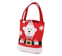 ZEPFJHE Sacchetti regalo in feltro a tema Babbo Natale e pupazzo di neve sacchetti per caramelle per bambini sacchetti di stoccaggio per feste di Natale e regali amichevoli sacchetti regalo