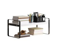 ZEPFJHE Scaffale da scrivania impilabile libreria da scrivania salvaspazio libreria da scrivania per casa ufficio mensola portaoggetti decorazione ufficio