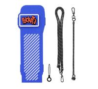 ZEPFJHE Scatola di immagazzinaggio Custodia rigida per Pocket 3 Camera Protettiva Portatile Shell Borsa Pelle Accessori Estesi Custodia Protettiva, Colore: blu.