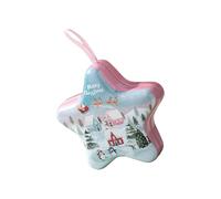 ZEPFJHE Scatola Natalizia Lunga Durata con Cordino Custodia Salvaspazio per Decorazioni Scatola Monete Portatile Accessori Decorazioni Case Natale