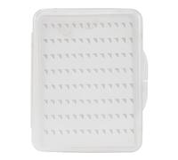 ZEPFJHE Scatola per ami da pesca a mosca con schiuma trasparente S per taglia M L