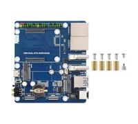 ZEPFJHE Scheda di espansione per modulo di elaborazione 5, doppia porta Gigabit Ethernet, 5 Ghz/4 GHz, USB3.0, NVMe, 40 pin, porta GPIO
